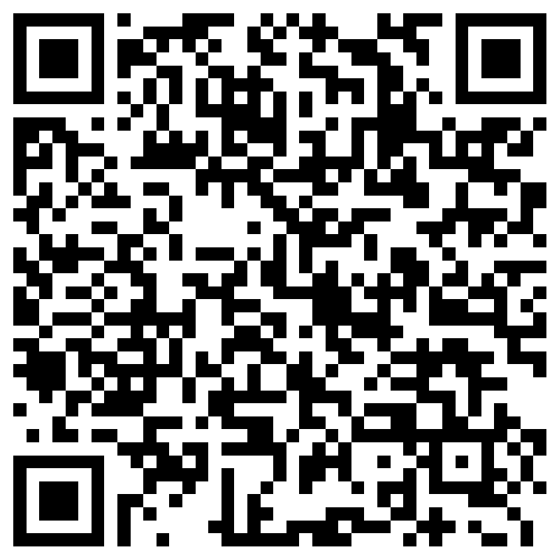 ein QR-Code mit schwarzen Quadraten