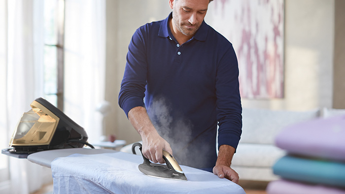 Dampfb&uuml;gelstation