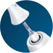 TongueCare+ B&uuml;rste aufstecken, Symbol