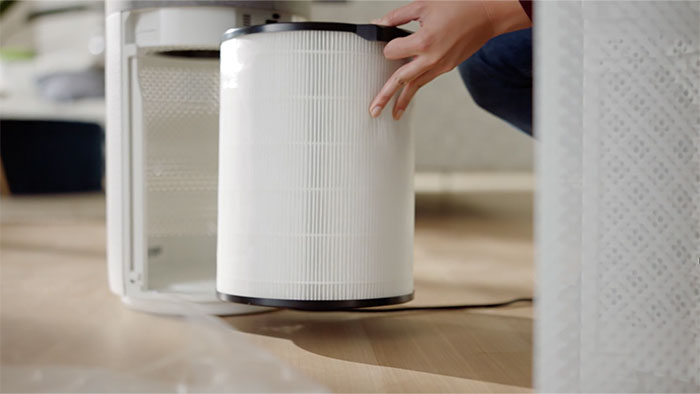 3-in-1-Filter f&uuml;r zylindrische Luftreiniger