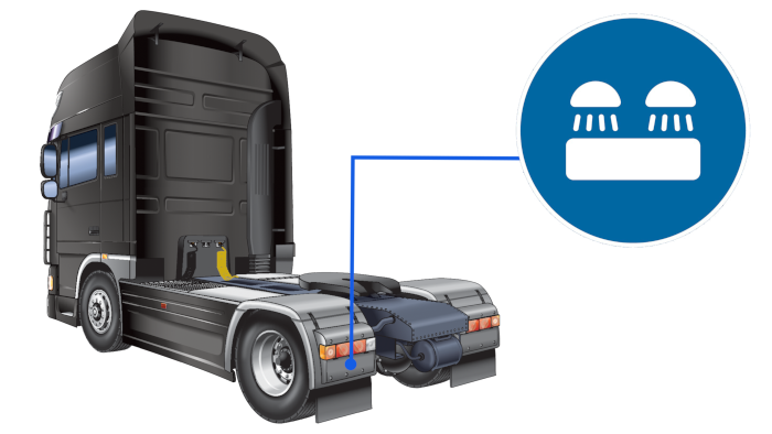 Kennzeichen beleuchtung