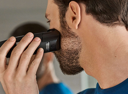 Gleichm&auml;&szlig;iges Trimmergebnis in einem Zug