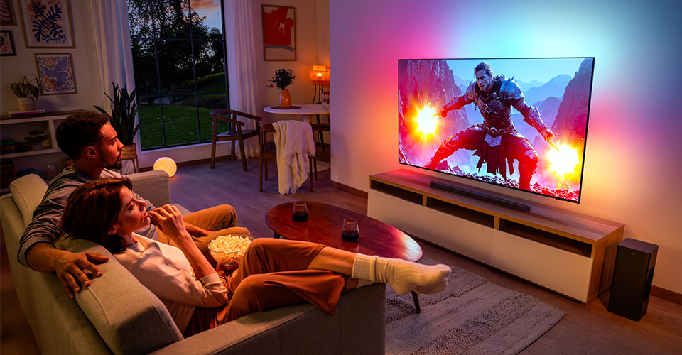 Ambilight-Fernseher mit KI-Technologien